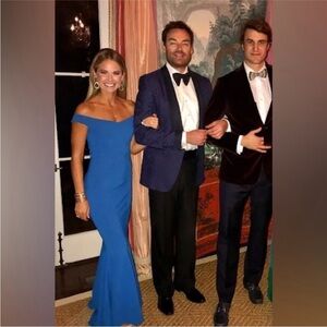 Chiara Boni Vibrant Blue Couture Dress